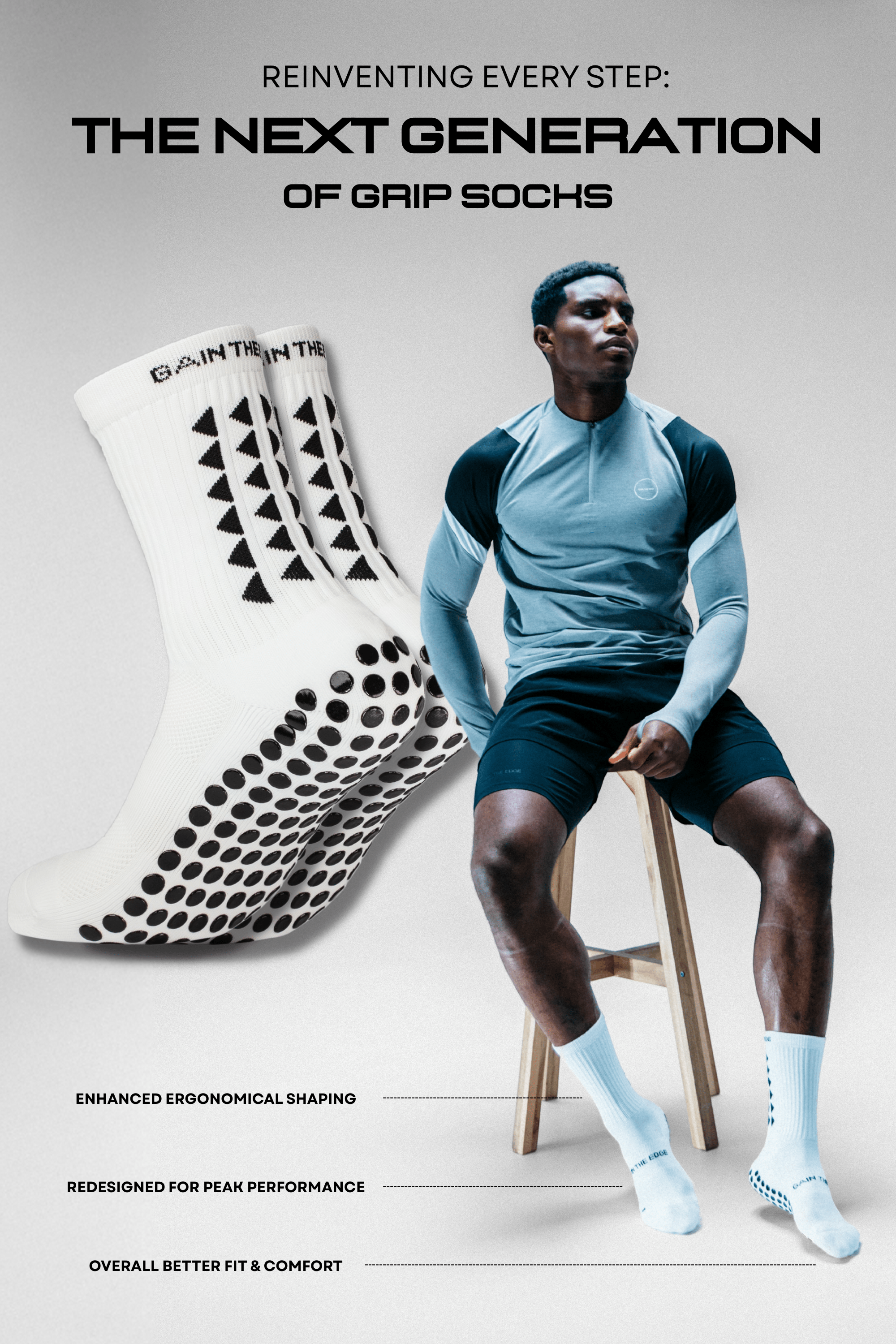 GRIP SOCKS 3.0  MidCalf Length - White