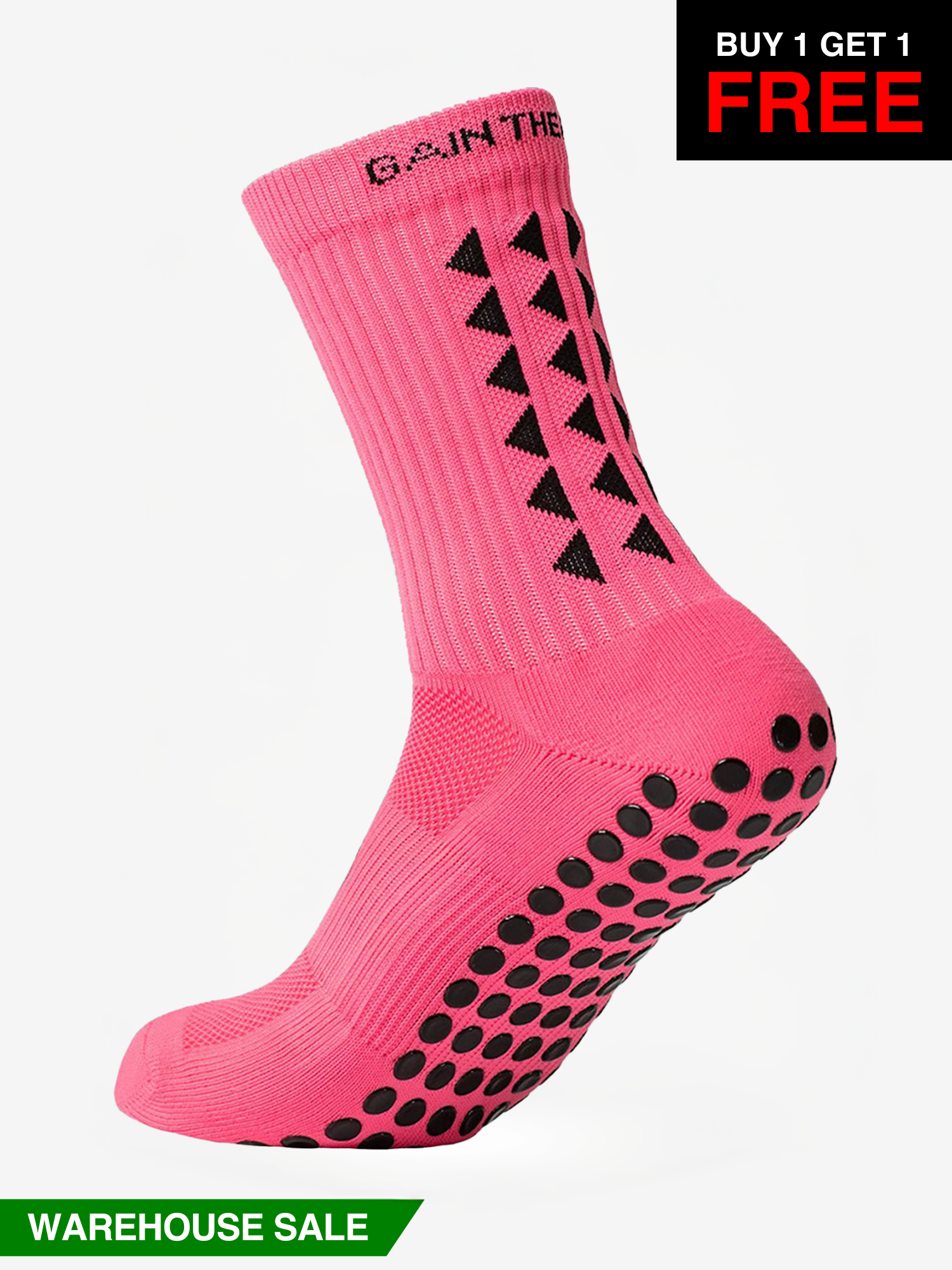 GRIP SOCKS 2.0 Wadenlang - Rosa 