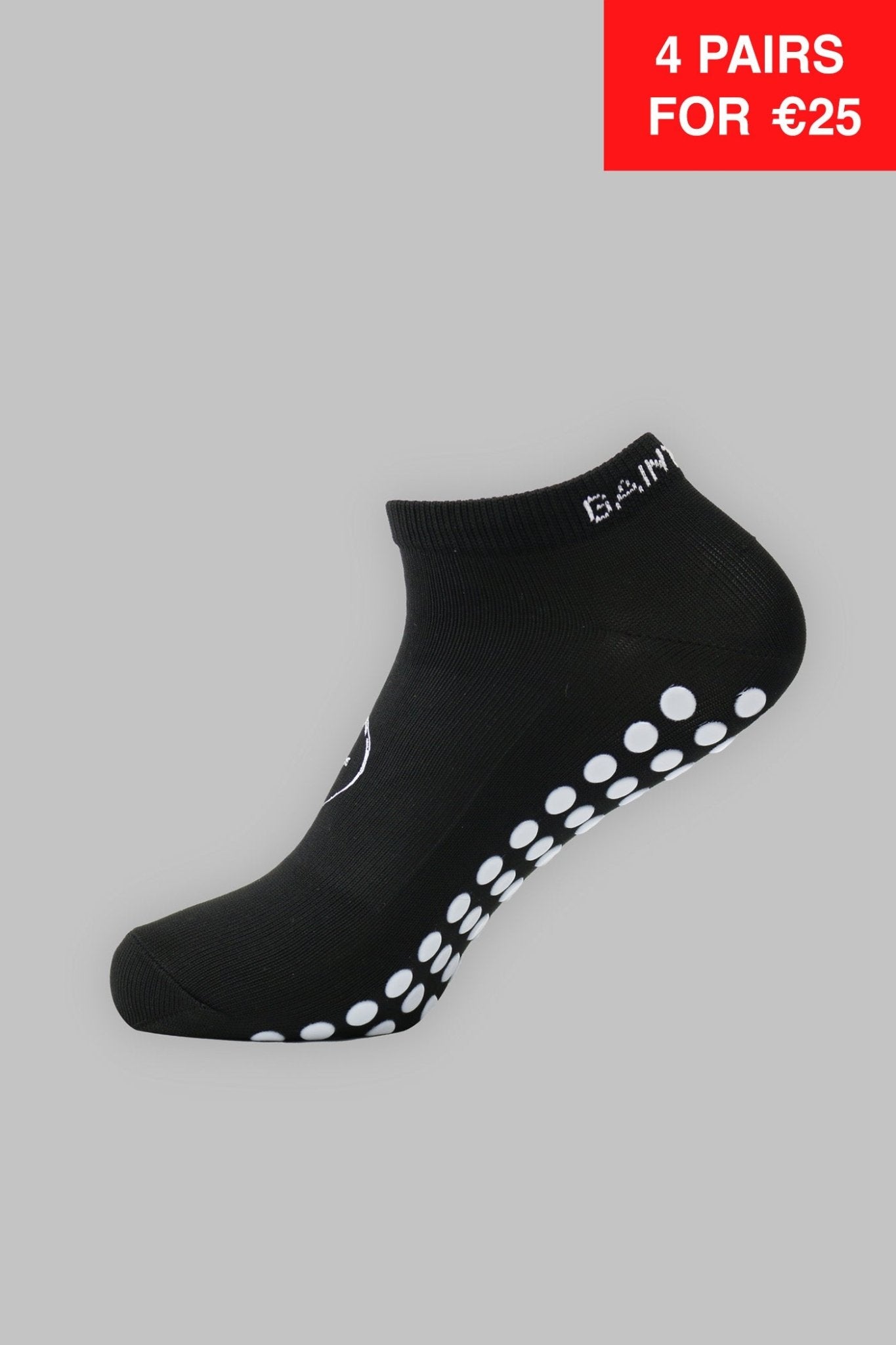 Ankle Grip Socks - Black - Gain The Edge EU