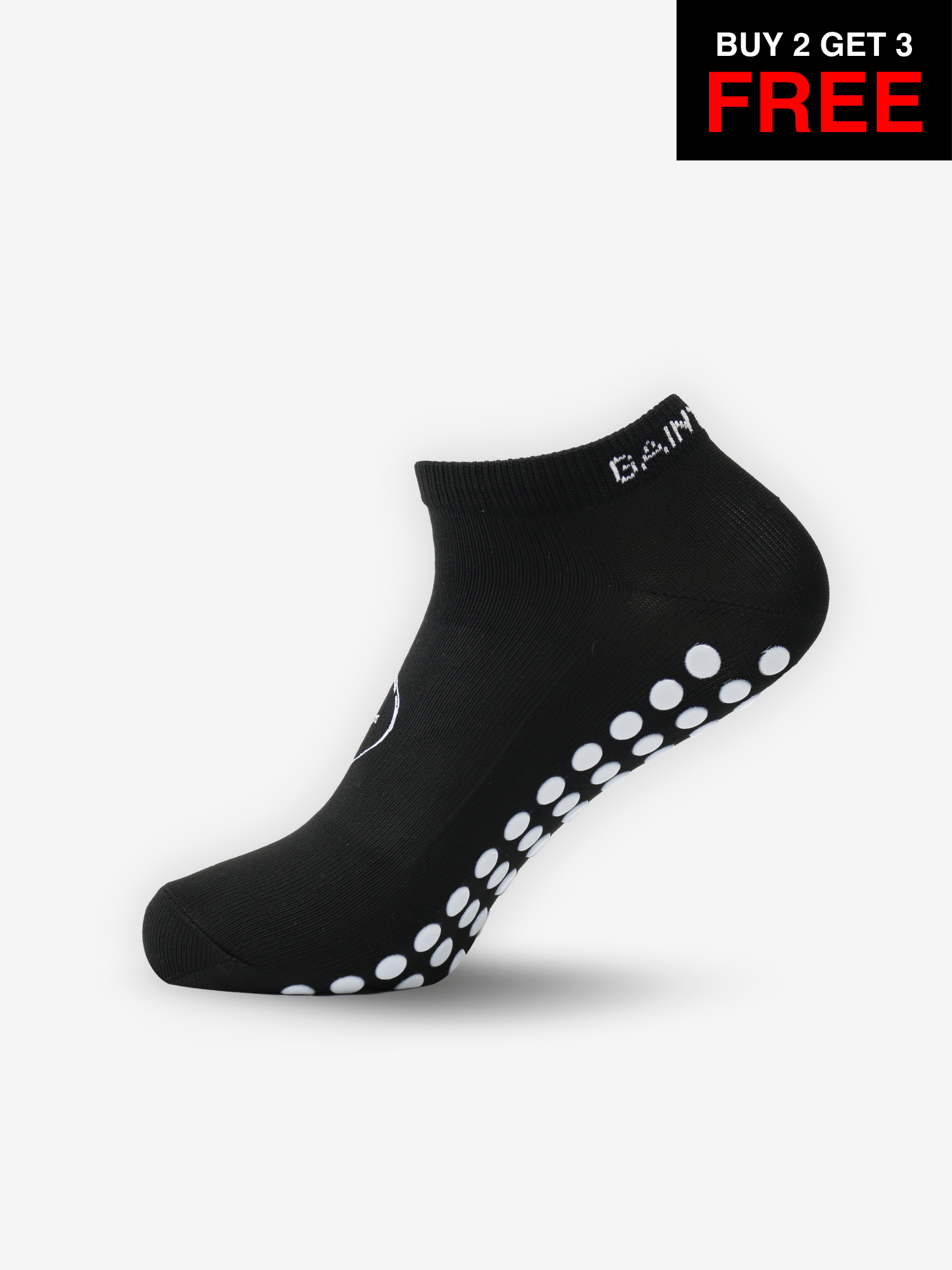 Ankle Grip Socks - Black - SALE BUY 2 GET 3 FREE - Gain The Edge EU
