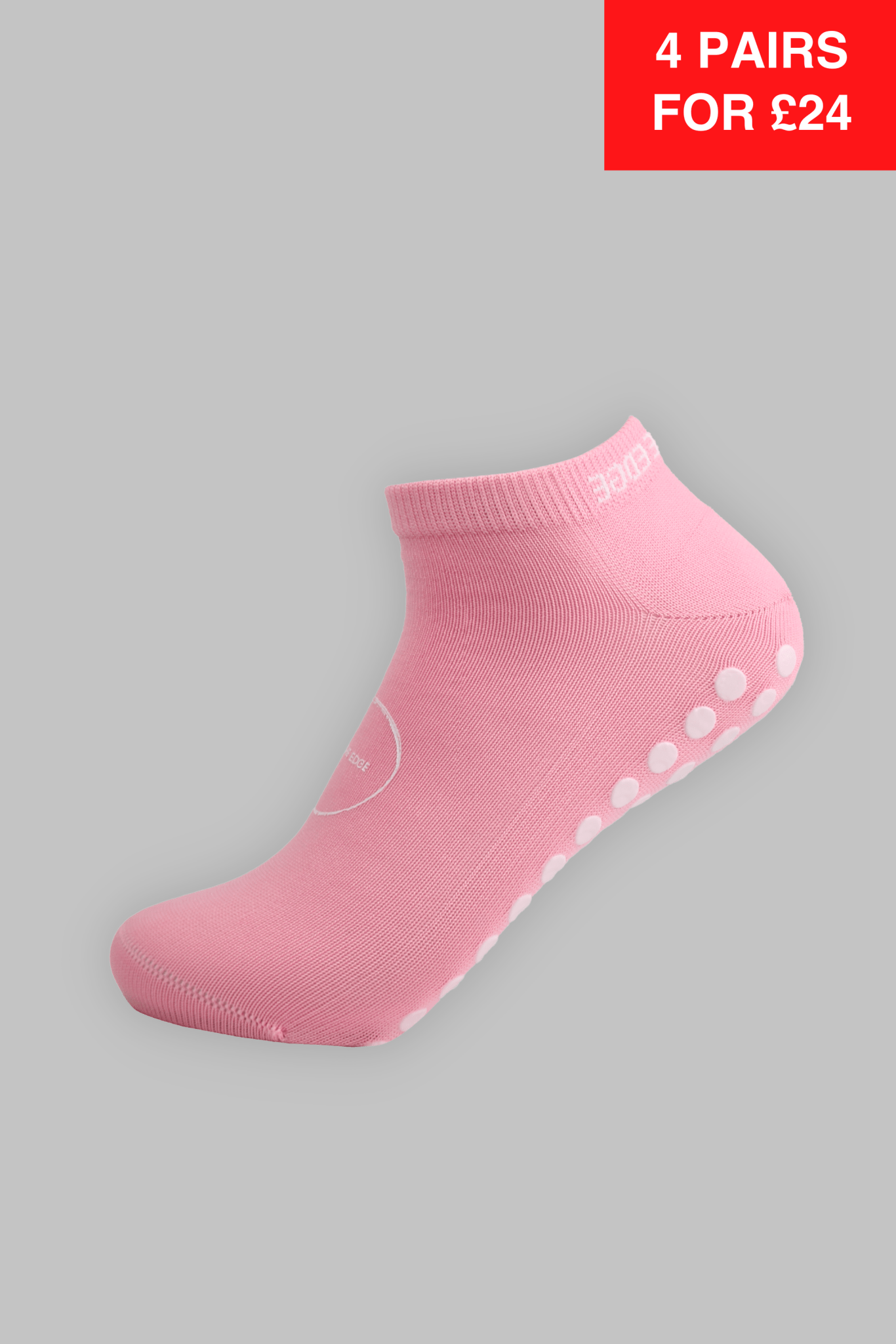 Ankle Grip Socks - Pink - Gain The Edge EU