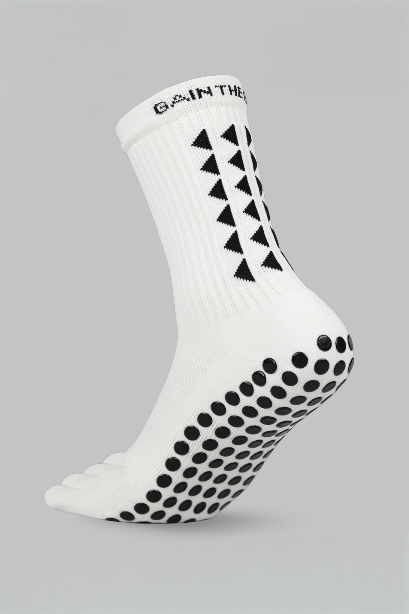 BAREFOOT GRIP SOCKS 3.0 MidCalf Length - White - Gain The Edge EU