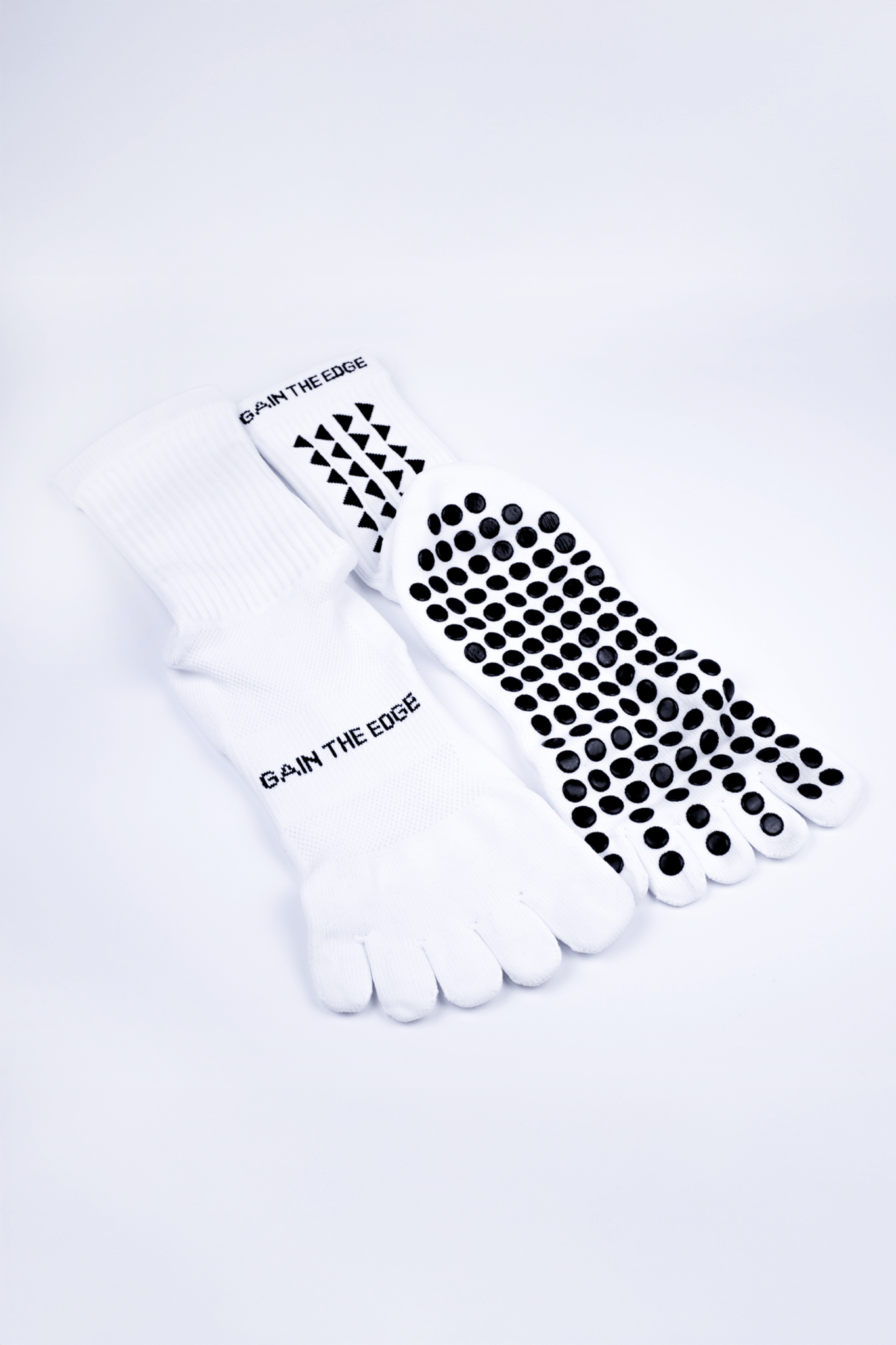 BAREFOOT GRIP SOCKS 3.0 MidCalf Length - White - Gain The Edge EU