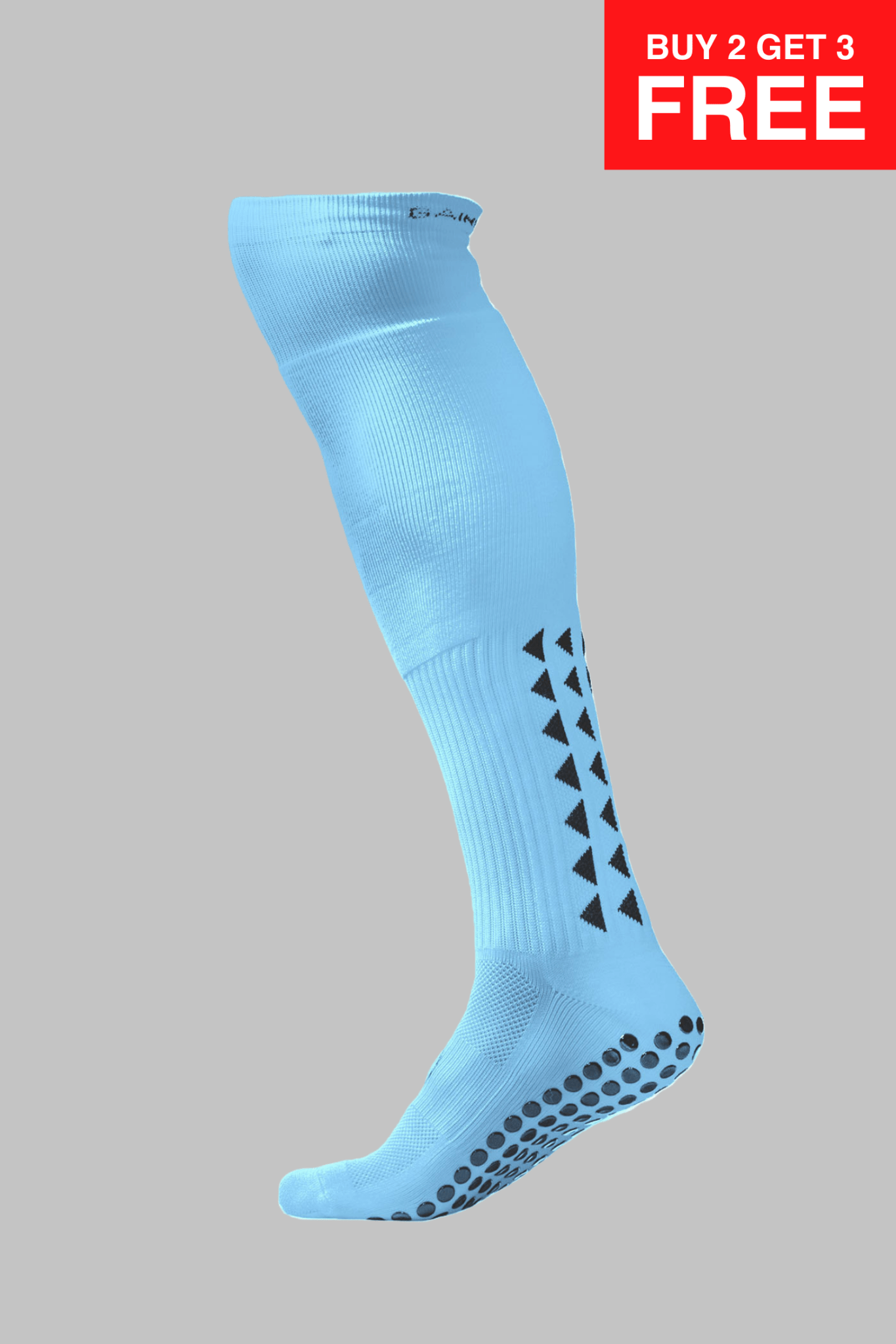 GRIP SOCKS 2.0 Full Length - Light Blue - Gain The Edge EU