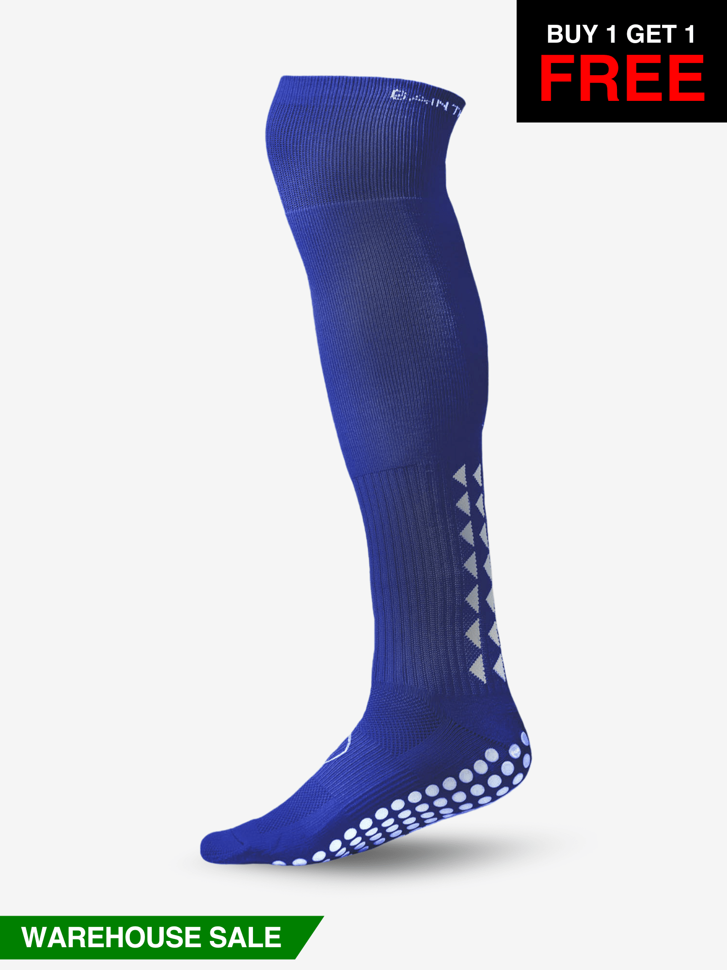 GRIP SOCKS 2.0 Full Length - Navy - WAREHOUSE SALE BUY 1 GET 1 FREE - Gain The Edge EU