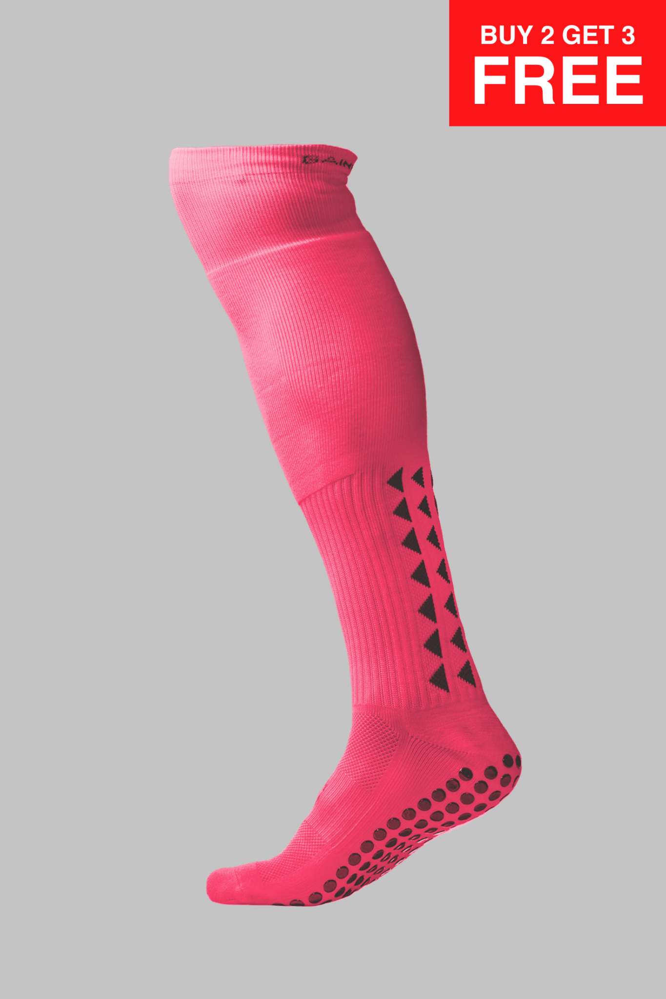 GRIP SOCKS 2.0 Full Length - Pink - Gain The Edge EU