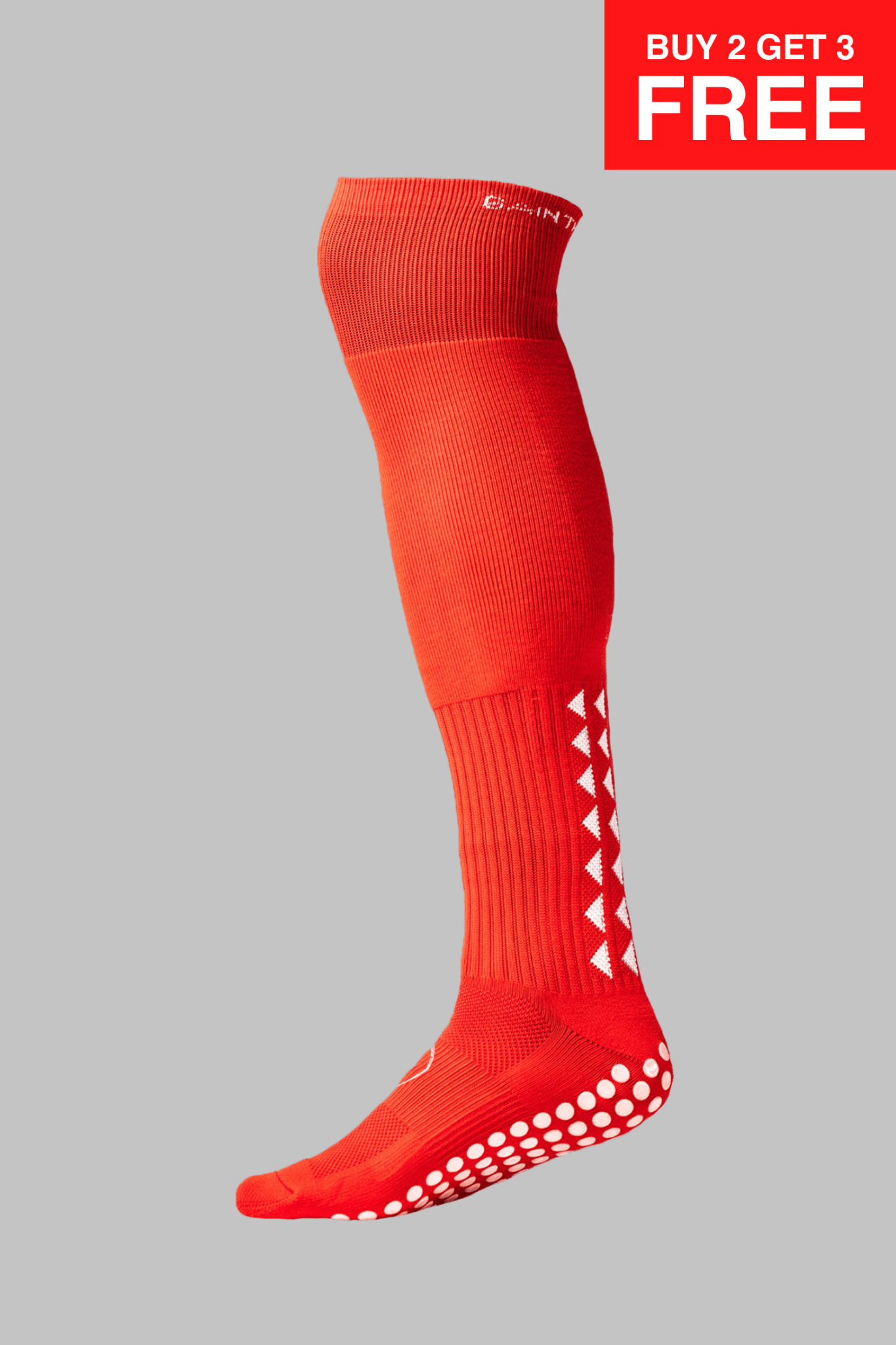 GRIP SOCKS 2.0 Full Length - Red - Gain The Edge EU