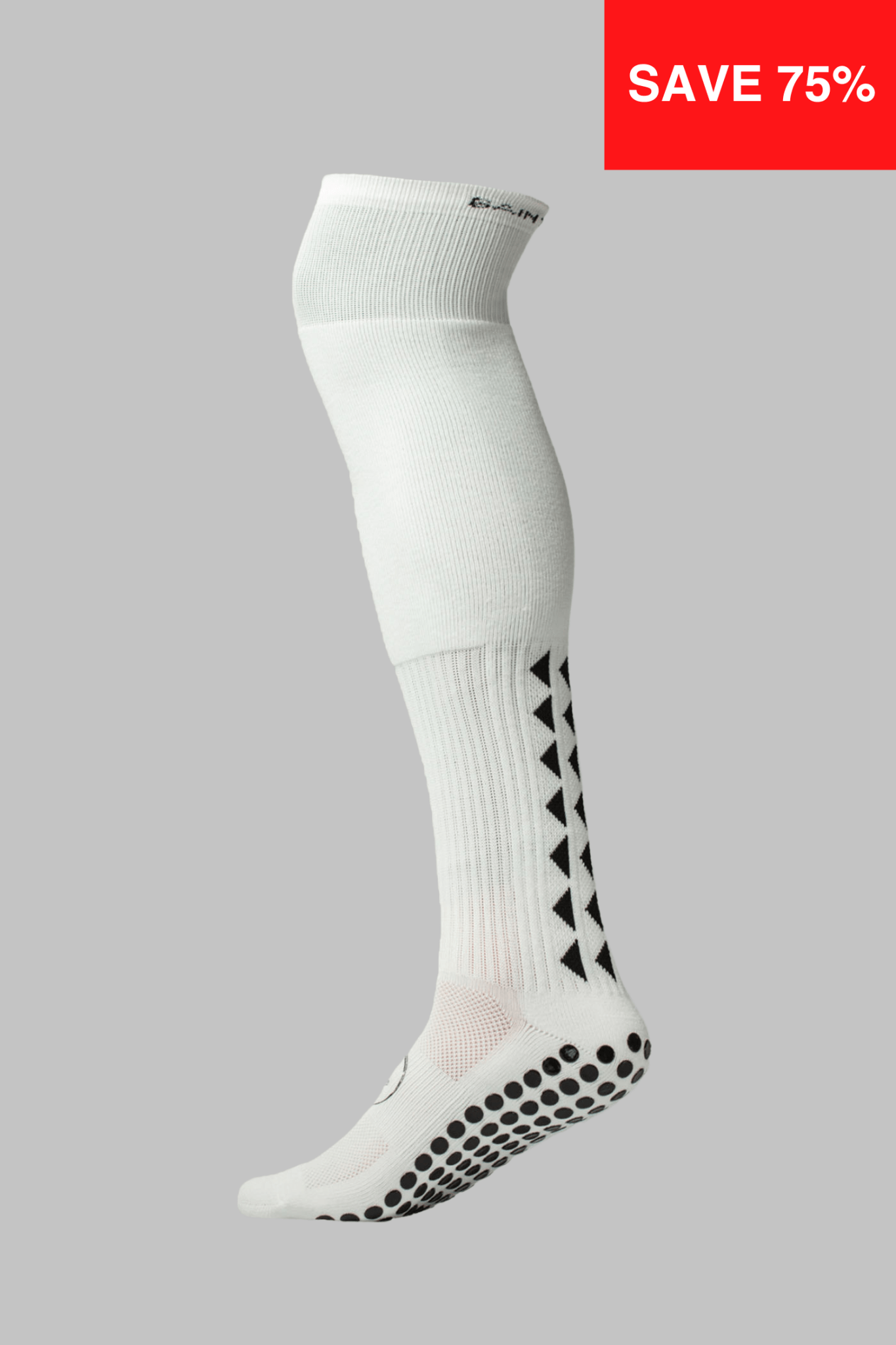 GRIP SOCKS 2.0 Full Length - White - Gain The Edge EU