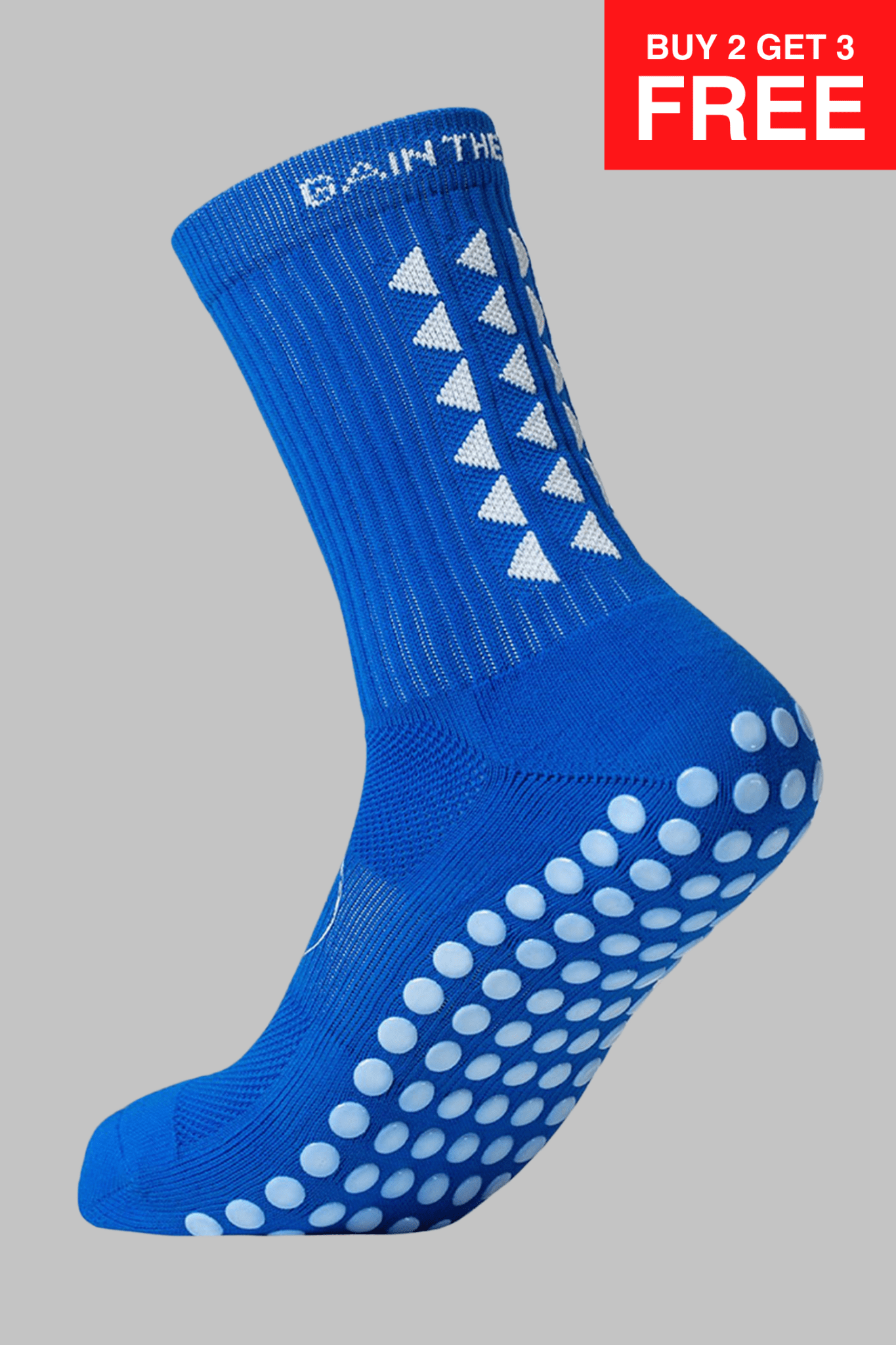 GRIP SOCKS 2.0 MidCalf Length - Blue - Gain The Edge EU