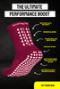 GRIP SOCKS 2.0 MidCalf Length - Maroon - Gain The Edge EU