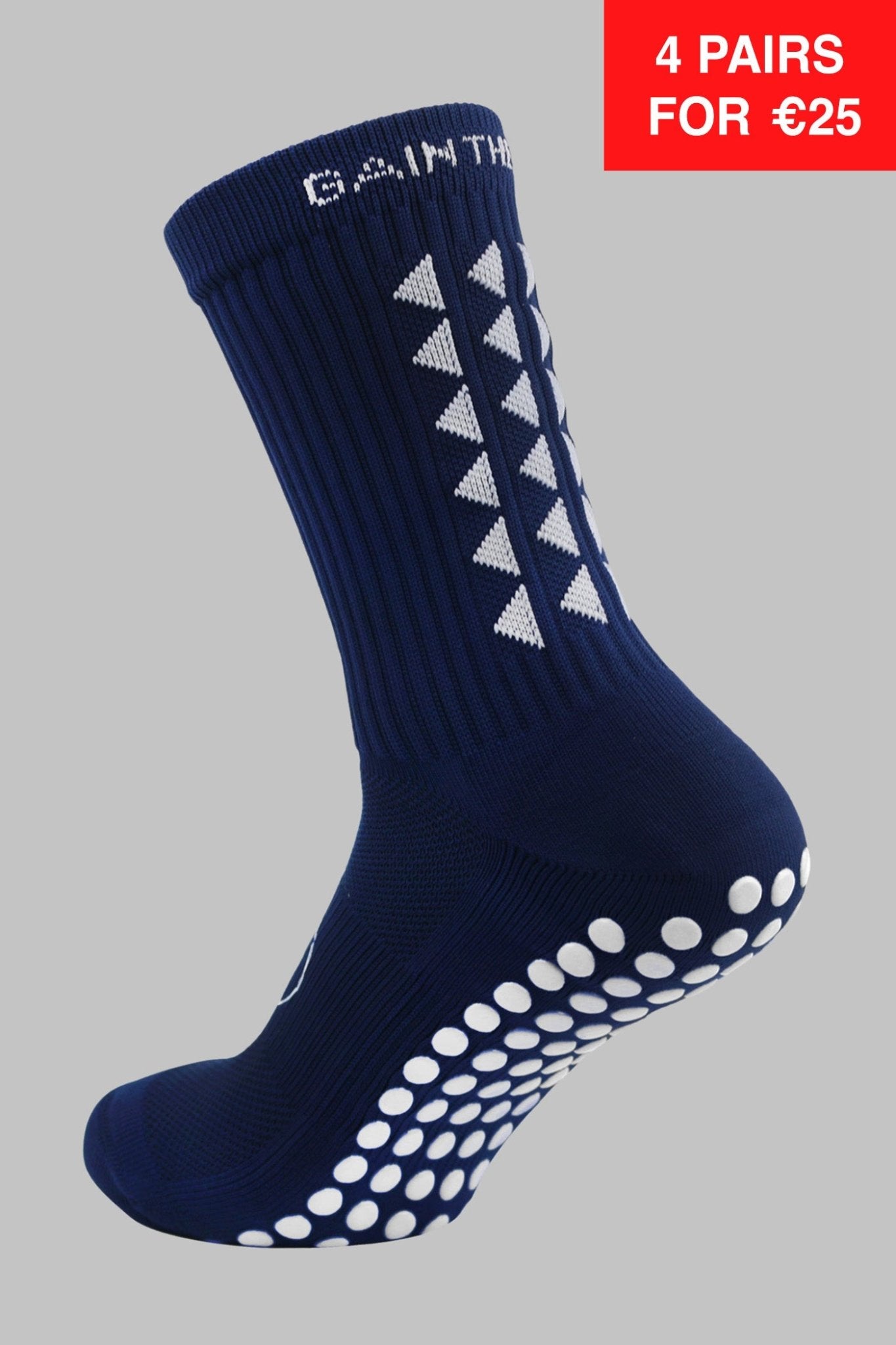 GRIP SOCKS 2.0 MidCalf Length - Navy Blue - Gain The Edge EU