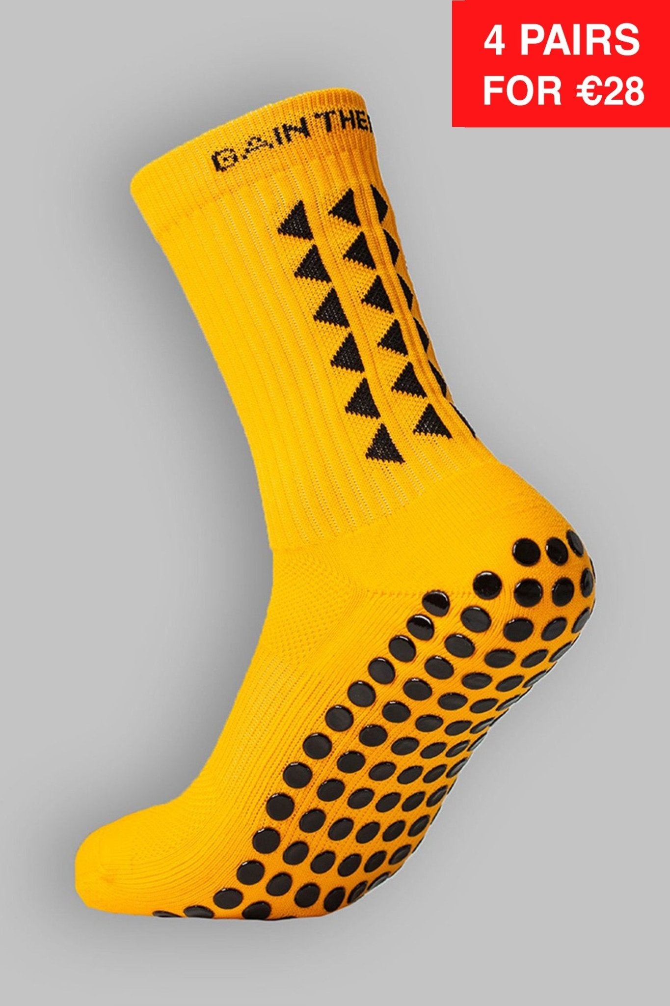 GRIP SOCKS 2.0 MidCalf Length - Orange - Gain The Edge EU