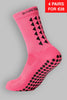 GRIP SOCKS 2.0 MidCalf Length - Pink - Gain The Edge EU