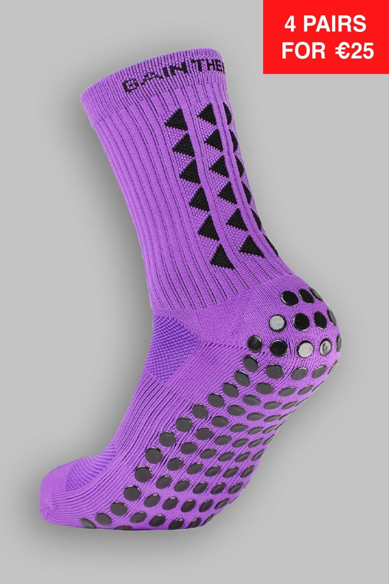 GRIP SOCKS 2.0 MidCalf Length - Purple - Gain The Edge EU