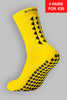 GRIP SOCKS 2.0 MidCalf Length - Yellow - Gain The Edge EU