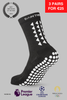 GRIP SOCKS 3.0 MidCalf Length - Black - Gain The Edge EU