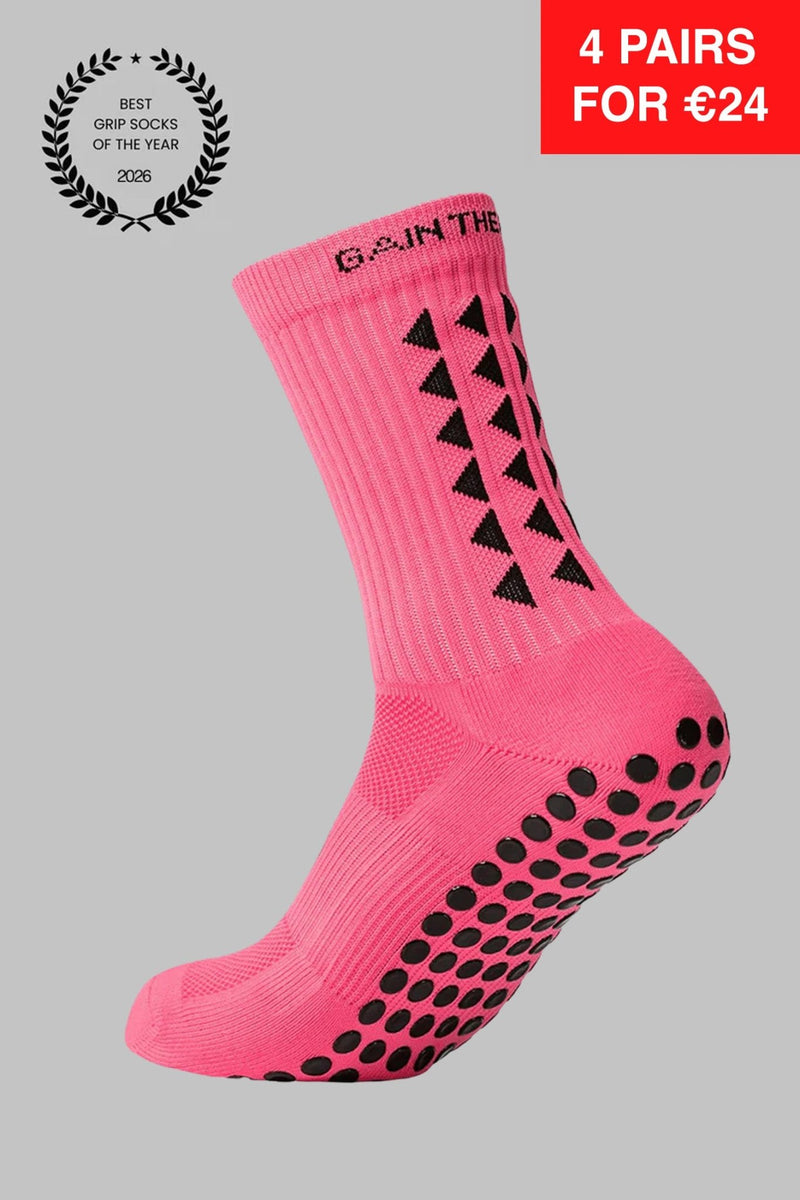 GRIP SOCKS 3 0 MidCalf Length Pink Gain The Edge EU