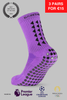 GRIP SOCKS 3.0 MidCalf Length - Purple - Gain The Edge EU