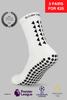 GRIP SOCKS 3.0 MidCalf Length - White - Gain The Edge EU