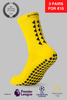 GRIP SOCKS 3.0 MidCalf Length - Yellow - Gain The Edge EU