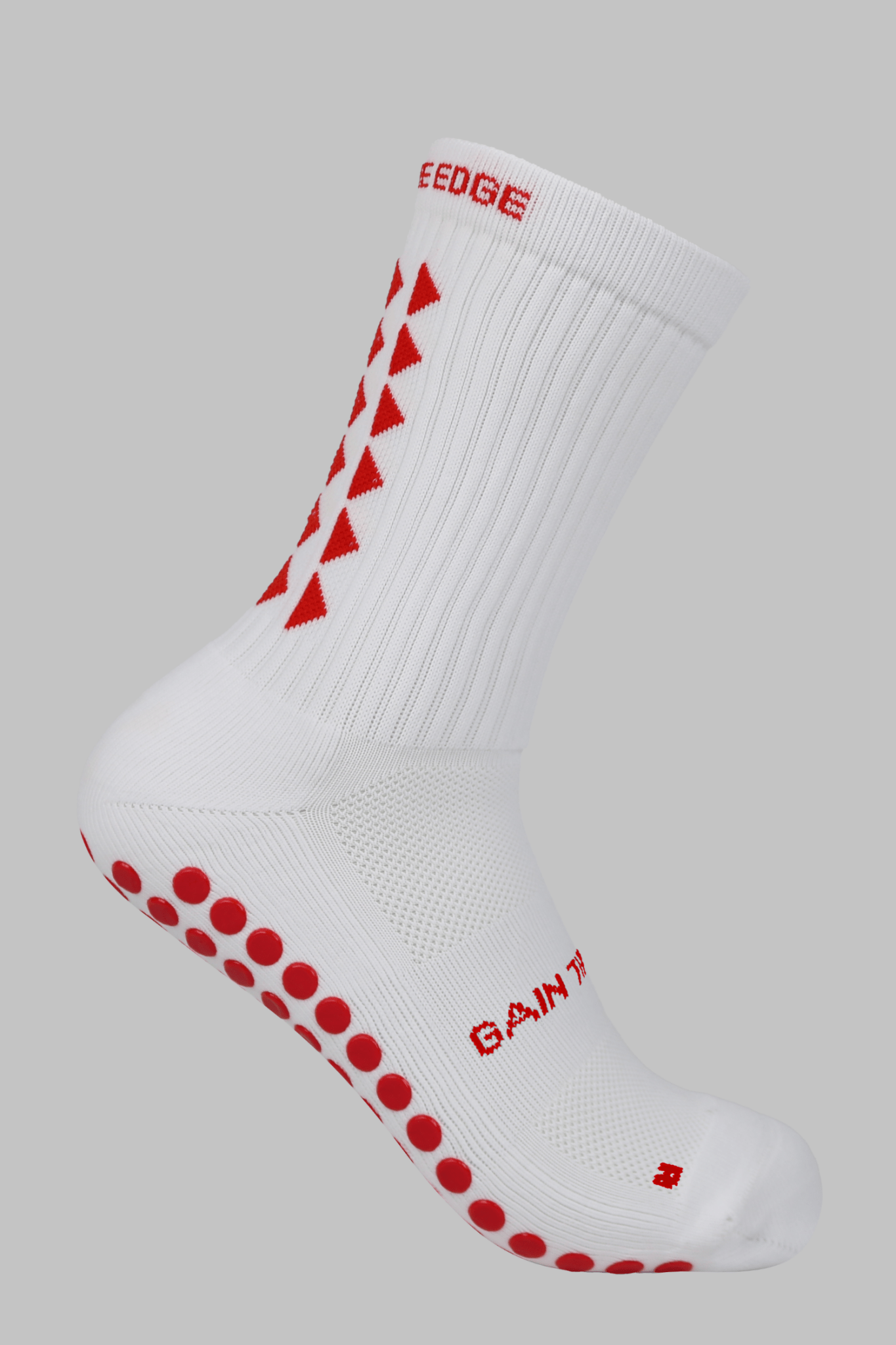 LIMITED EDITION GRIP SOCKS 3.0 - White & Red - Gain The Edge EU