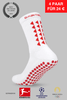 LIMITED EDITION GRIP SOCKS 3.0 - White & Red - GERMANY - Gain The Edge EU