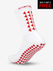 LIMITED EDITION GRIP SOCKS 3.0 - White & Red - SALE BUY 2 GET 3 FREE - Gain The Edge EU