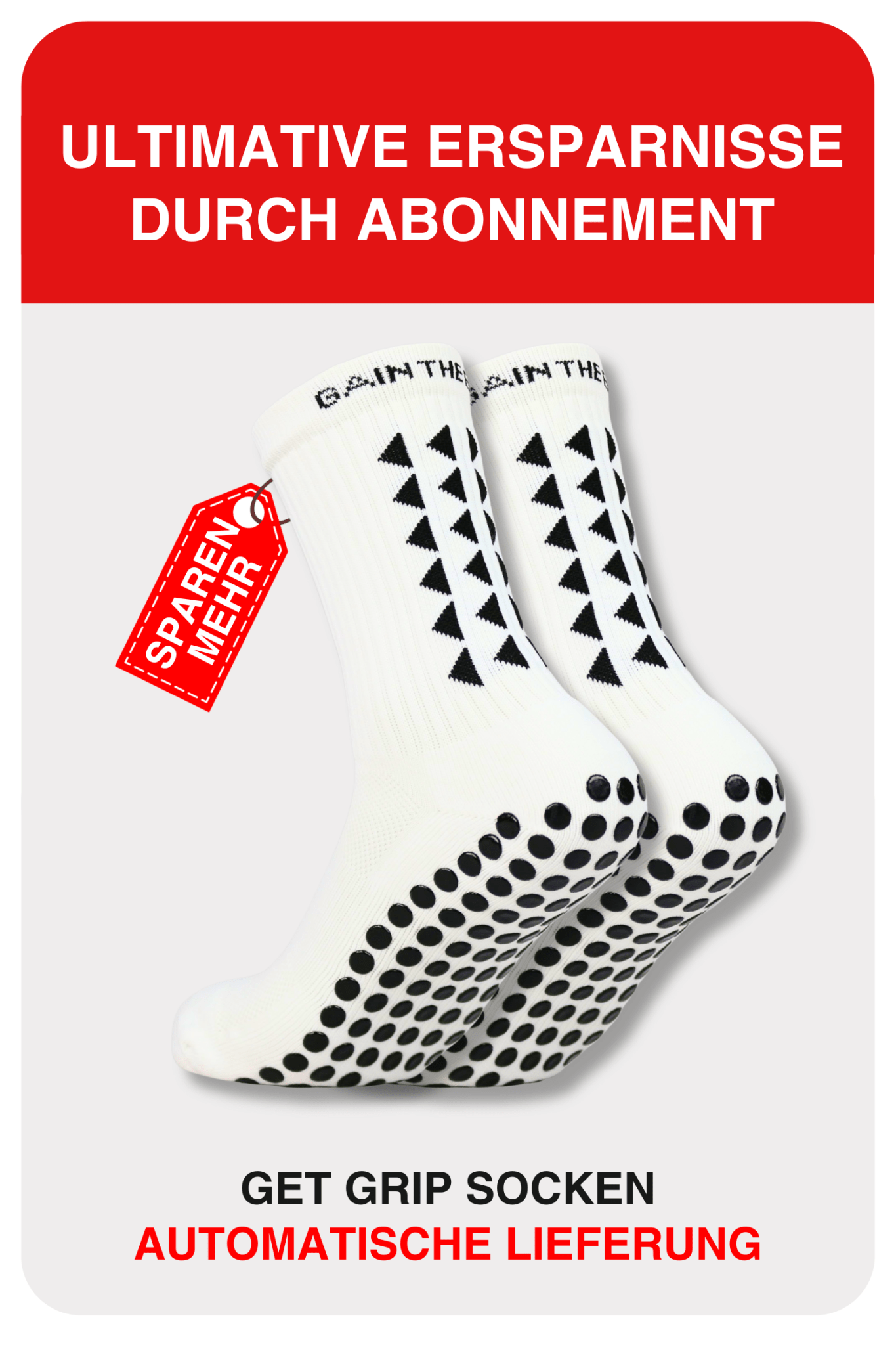Subscription - GRIP SOCKS 3.0 - GERMANY - Gain The Edge EU